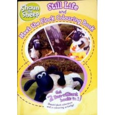 Shaun the Sheep Still Life and Meet the Flock Colouring book