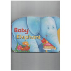 WILD ANIMAL SHAPED BOARD BOOK- BABY ELEPHANT