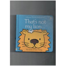 That's not my lion (usborne touch and feel)