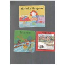 Pack of three -Bluebell's surprise, The river rescue, The open road
