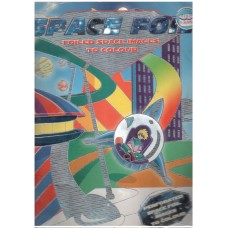 Space Foil - Activity book - Foiled space image to colour